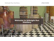 Tablet Screenshot of midnightrundistillery.com